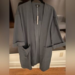 COS navy cotton twill jacket